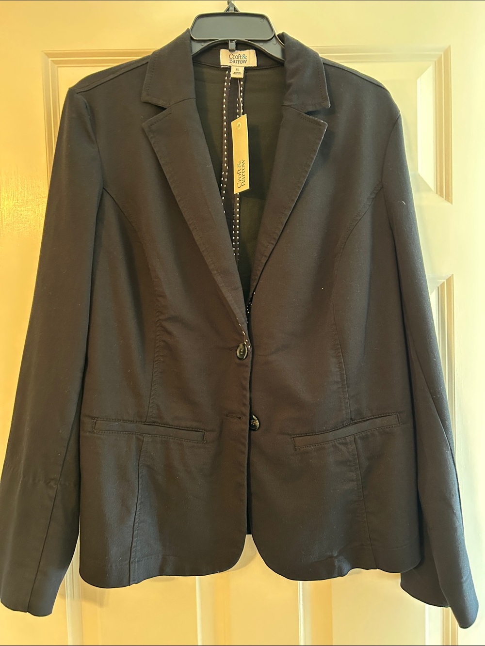 Coldwater Creek Black Women's Two-Button Blazer